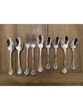 Godinger Grand Master Silverplate Flatware – 9 Piece Crafting Lot